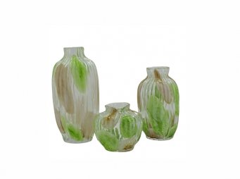 80645 3l Set Bahar Cam Vazo 2| 20x40cm